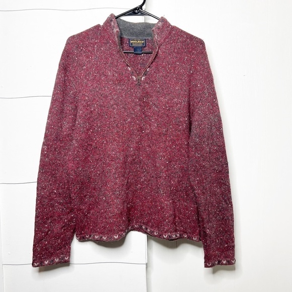 Woolrich Vintage 1/4 zip Ruby sweater - Picture 1 of 4